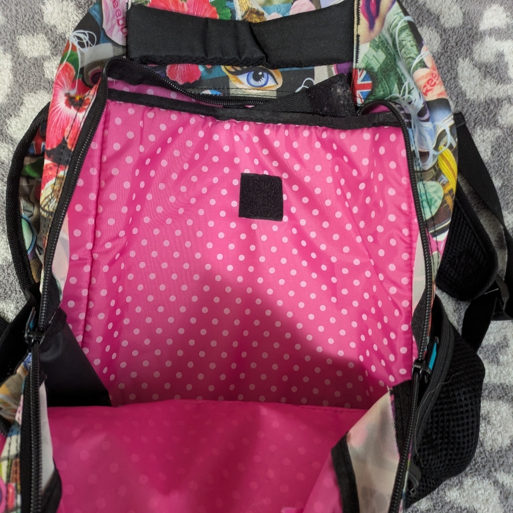 🦋5/25$ Reebok Multicolor Graphic Backpack - Picture 3 of 7